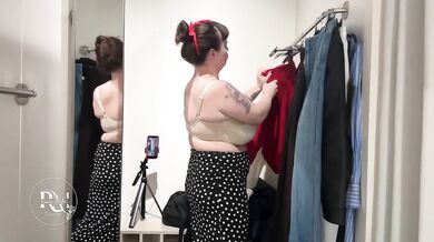 Big Bust Plus Size Try On Haul Apron Belly Struggles Exclusive Verified Models
