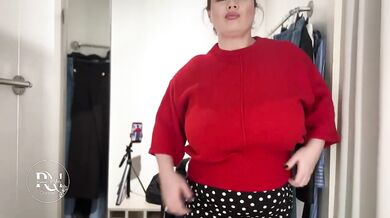 Big Bust Plus Size Try On Haul Apron Belly Struggles Exclusive Verified Models