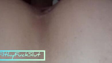 Extreme Close Up POV Blonde Slut Spreading Wet Pussy Getting Fucked Hard Doggystyle