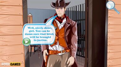 Wild West Sluts Destroyed By Big Tits Cartoon Three Some Creampie