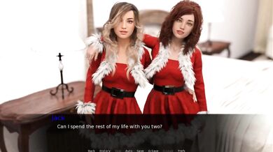 Pine Falls Threesome With Two Kinky Santa Girls Destroyed By Big Cock Gushing Pussy Pounding Hard Sex