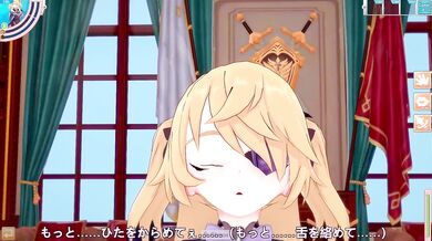 Fischl Gets Destroyed Blowjob and Creampied by Diluc in Uncensored Hentai