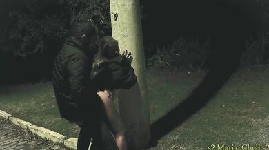Latin Blonde Amateur Fucked on Street Filmed Gushing Big Ass Choked Outside Real Sex Destroyed