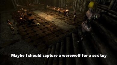 Andrea The Vampire And Her Werewolf Prisoner Destroyed Gushing Choked Double Penetration