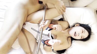 Mina Destroyed Gushing Creampie In Evangelion Ayanami Rei Cosplay