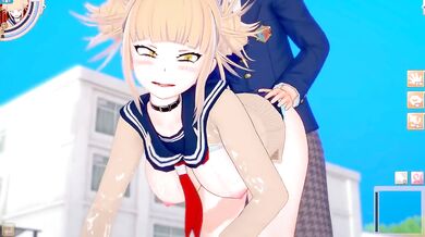 Koikatsu Himiko Toga Big Tits Destroyed Gushing Creampie Blowjob Bukkake 3DCG Hentai