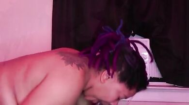 Black BBW BBW Takes BBC Dick and Gives Blowjob Huge Cumshot to Face