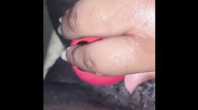 New Rose Toy Blows Black Ebony Fat Ass Wet Creamy Pussy Dildo Masturbation Solo