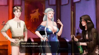 Princess Tit Job Destroyed by Big Cock Blonde Elf with Big Tits and Big Ass Butt