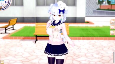 Koikatsu Hentai Game Destroyed Big Tits Vtuber Inuyama Tamaki 3DCG Creampie Erotic Anime