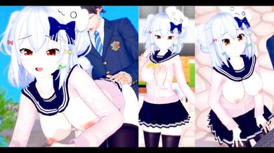 Koikatsu Hentai Game Destroyed Big Tits Vtuber Inuyama Tamaki 3DCG Creampie Erotic Anime
