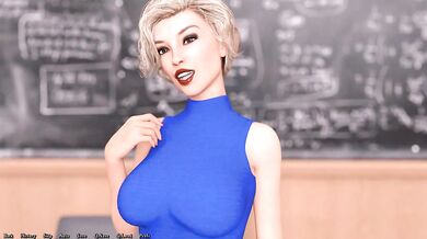 Teacher Jerks My Cock in Class Room With Her Big Dick Feet