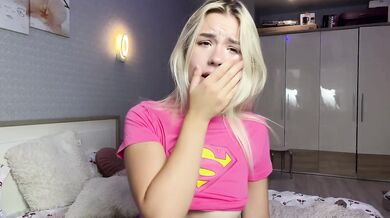 Tiktok Slut Petite Blonde College Girl Masturbating With Dildo Riding Flashing Pussy