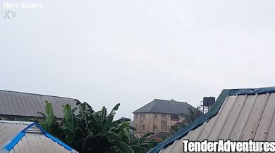 Man Sucking Pussy and BBC Deep Hard Missionary on Rainy Day