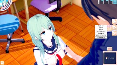 Koikatsu Sanae Kochiya Destroyed Gushing Big Tits 3DCG Hentai Game Touhou Blowjob HD Porn