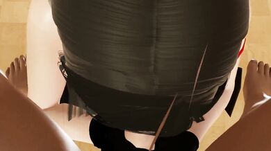 Tifa Lockhart destroyed by big dick in bathroom urgency