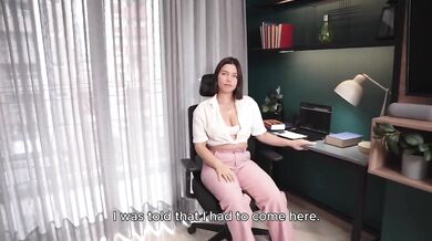 POV Hard Fuck The Student In The Office Gushing Cumshot Latina