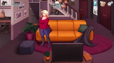 Stalking Chubby Stepmom With Big Tits In Shower Talking About Video Games
