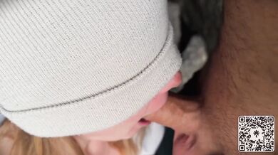 Big Ass BBW Milf Destroyed on Hiking Trail in Public Cave with Sloppy Blowjob and Big Cumshot