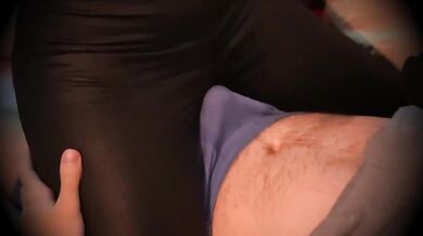 Cute Socks Footjob Ends With Soaked Boxers Cum Dripping Wet