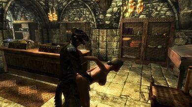 Queen Andrea Surrenders To The Argonians Hardcore Gangbang Orgy
