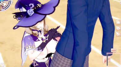 Hentai Game Koikatsu Big Tits Genshin Impact Lisa 3DCG Erotic Anime Video Destroyed Gushing Choked
