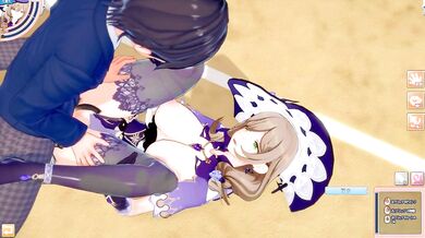 Hentai Game Koikatsu Big Tits Genshin Impact Lisa 3DCG Erotic Anime Video Destroyed Gushing Choked