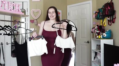 Skims Try On Haul Destroyed With Gushing Lingerie Big Boobs Big Ass Natural Big Tits