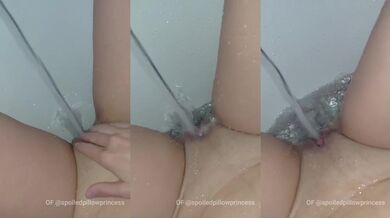 Petite Brunette Pillow Princess POV Bath Tap Play Gushing Clit Tease Destroyed By Water