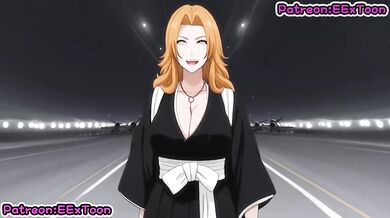 Rangiku Matsumoto Destroyed By Big Tits Blowjob Hentai Cumshot