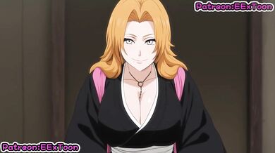 Rangiku Matsumoto Destroyed By Big Tits Blowjob Hentai Cumshot