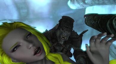 Andrea Destroyed Doggystyle Rough Werewolf Monster Big Tits Big Ass