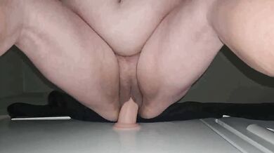 Wet Creamy Dildo Riding Destroyed Gushing Loud Moan Laundry Amateur BBW Exclusive HD Solo Verified
