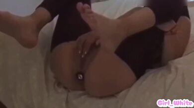 Latina Girl Masturbates With Anal Plug And Fingers Vagina Until She Squirts