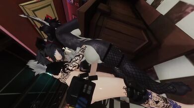 Cute Femboy Destroyed Gushing Choked VRchat ERP Cartoon