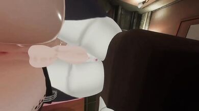 Cute Femboy Destroyed Gushing Choked VRchat ERP Cartoon