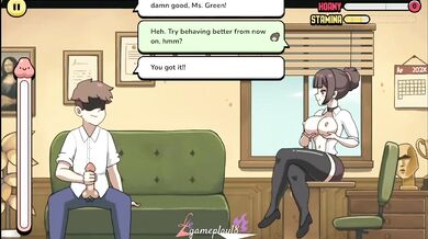 Teacher Helping Students Pass Grades With Hot Sex Hentai Gameplay