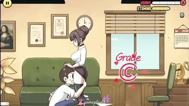 Teacher Helping Students Pass Grades With Hot Sex Hentai Gameplay