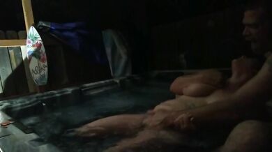 BBW Milf Destroyed In Hot Tub Finger Fucking With Multiple Body Rocking Orgasms