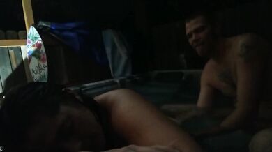 BBW Milf Destroyed In Hot Tub Finger Fucking With Multiple Body Rocking Orgasms