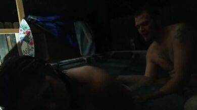 BBW Milf Destroyed In Hot Tub Finger Fucking With Multiple Body Rocking Orgasms