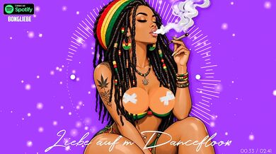 German Dirty Talk Cartoon Destroyed Gushing Choked Love auf'm Dancefloor Deutsche Reggae Music HD Porn