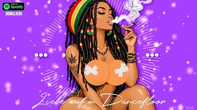 German Dirty Talk Cartoon Destroyed Gushing Choked Love auf'm Dancefloor Deutsche Reggae Music HD Porn