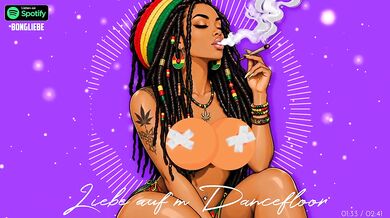 German Dirty Talk Cartoon Destroyed Gushing Choked Love auf'm Dancefloor Deutsche Reggae Music HD Porn