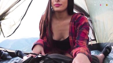 Slim Latina Destroyed Big Ass Camping Fuck Gushing Cumshot POV HD