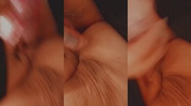 BBW Girl Screams While Receiving Heavy Pussy Suck Thick Juicy Trouble