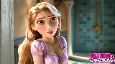 Rapunzel Destroyed Flynn For The First Time Cartoon Porn Disney