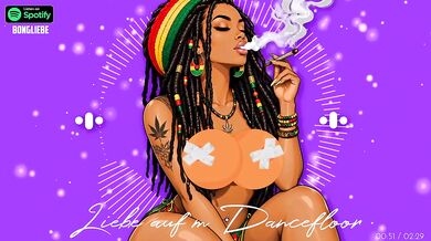 German Reggae Dancefloor Destroyed Gushing Cartoon HD Porn Dirty Talk
