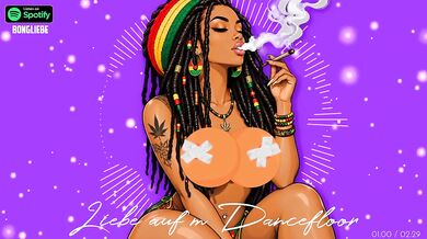 German Reggae Dancefloor Destroyed Gushing Cartoon HD Porn Dirty Talk