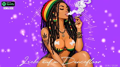 German Reggae Dancefloor Destroyed Gushing Cartoon HD Porn Dirty Talk